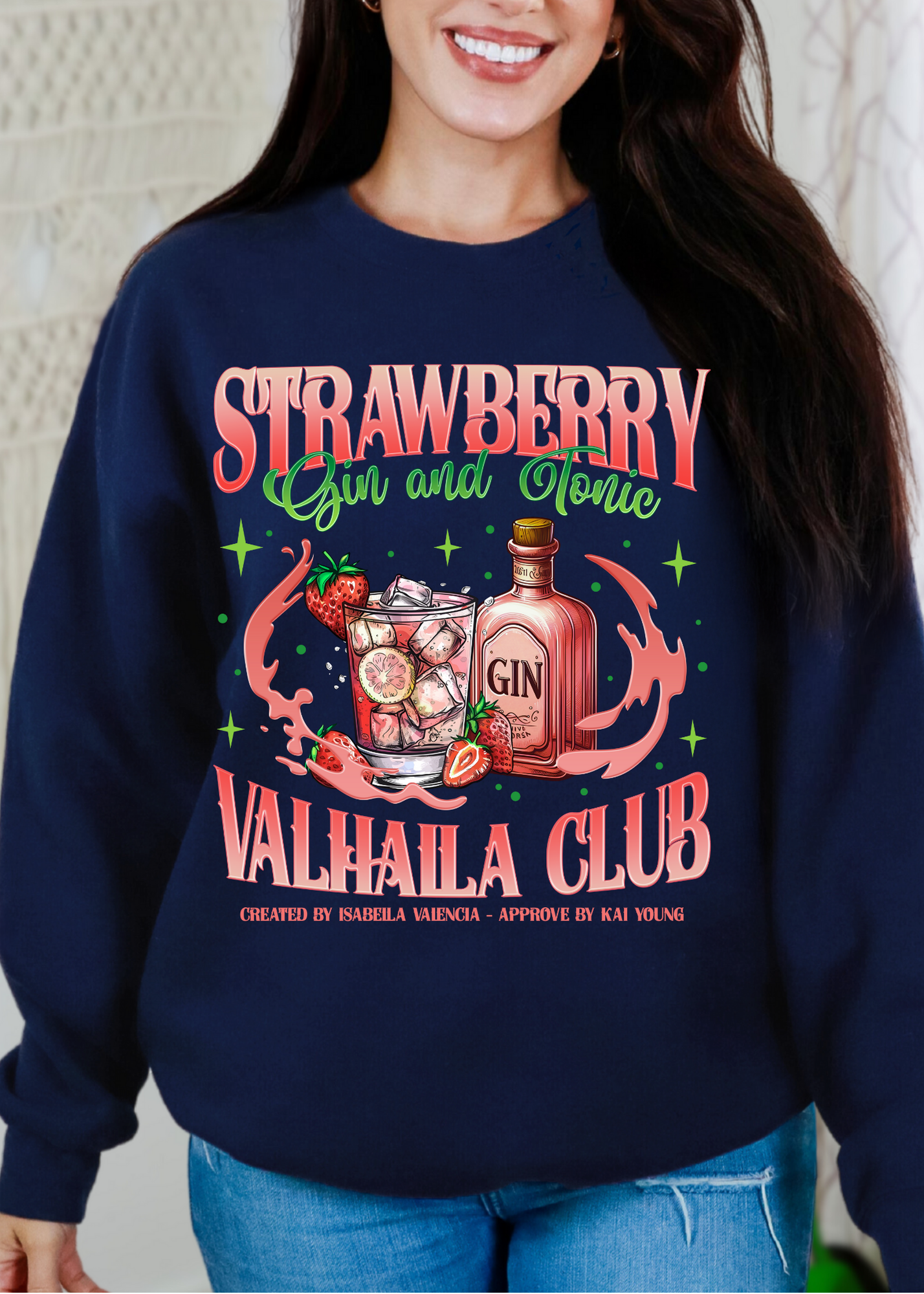 Valhalla Club | Strawberry Gin & Tonic T-shirt & Crewneck