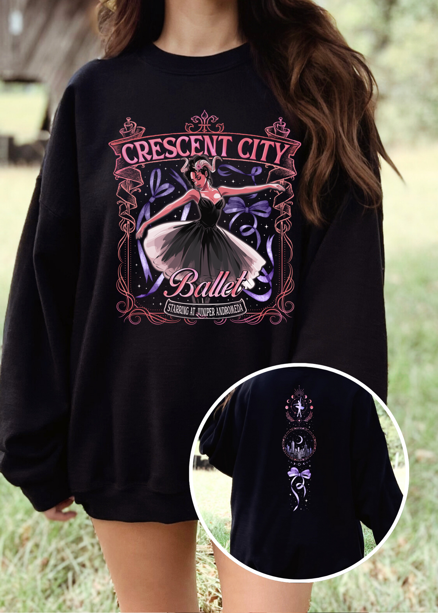 Crescent City Ballet – Juniper Andromeda Crewneck