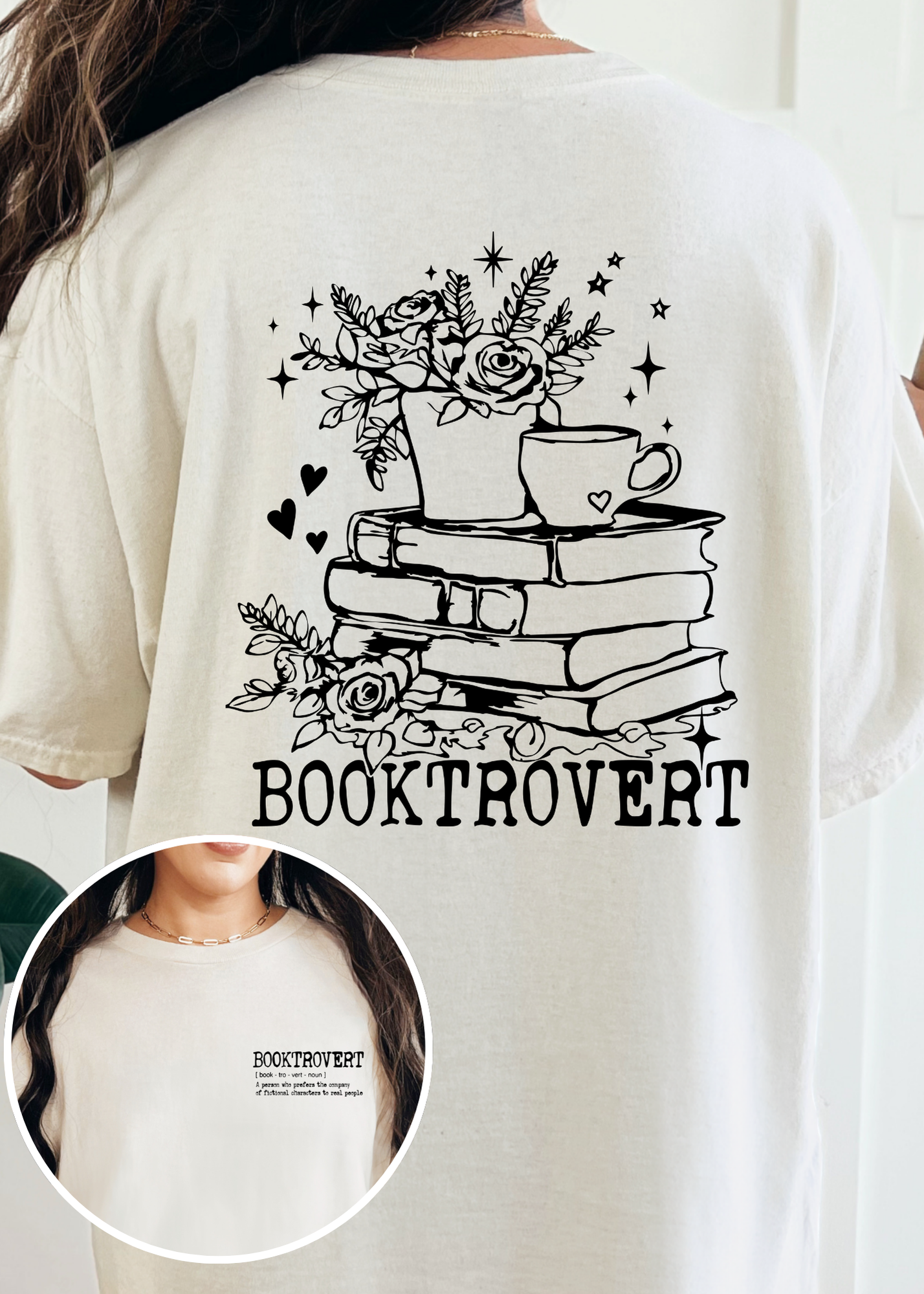 Certified Booktrovert Club T-shirt & Crewneck