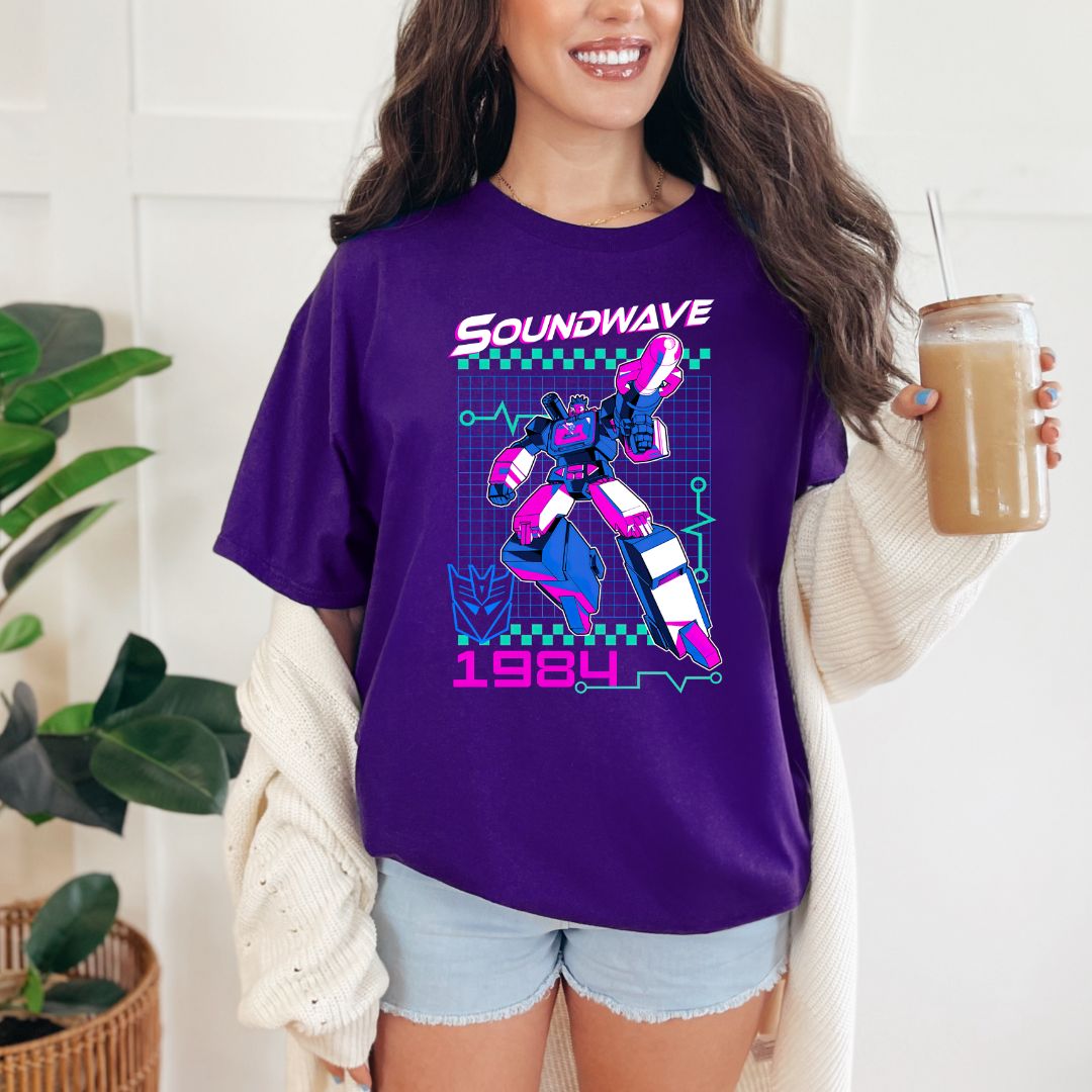 Generation 1 Transformer- Soundwave Tee (80's Replica Edition)