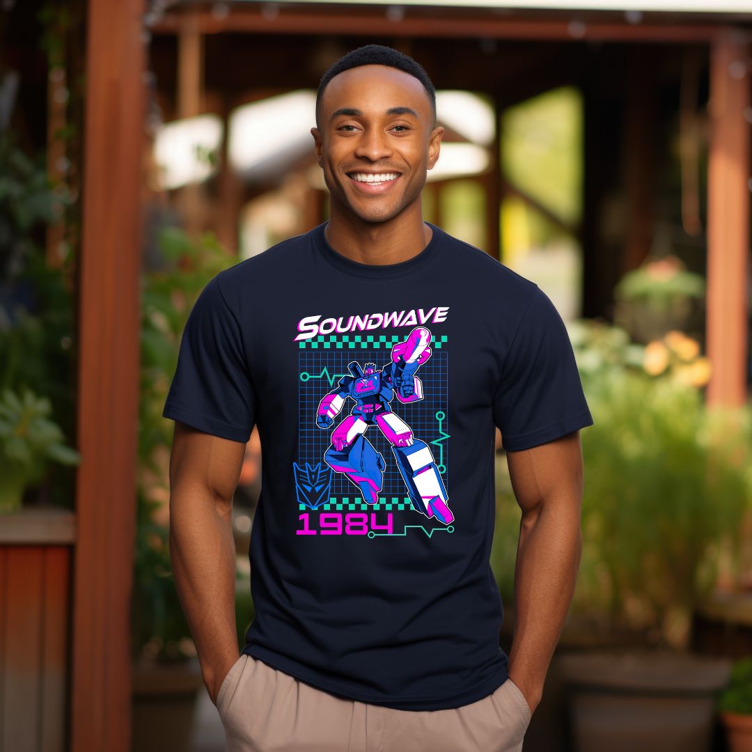 Generation 1 Transformer- Soundwave Tee (80's Replica Edition)