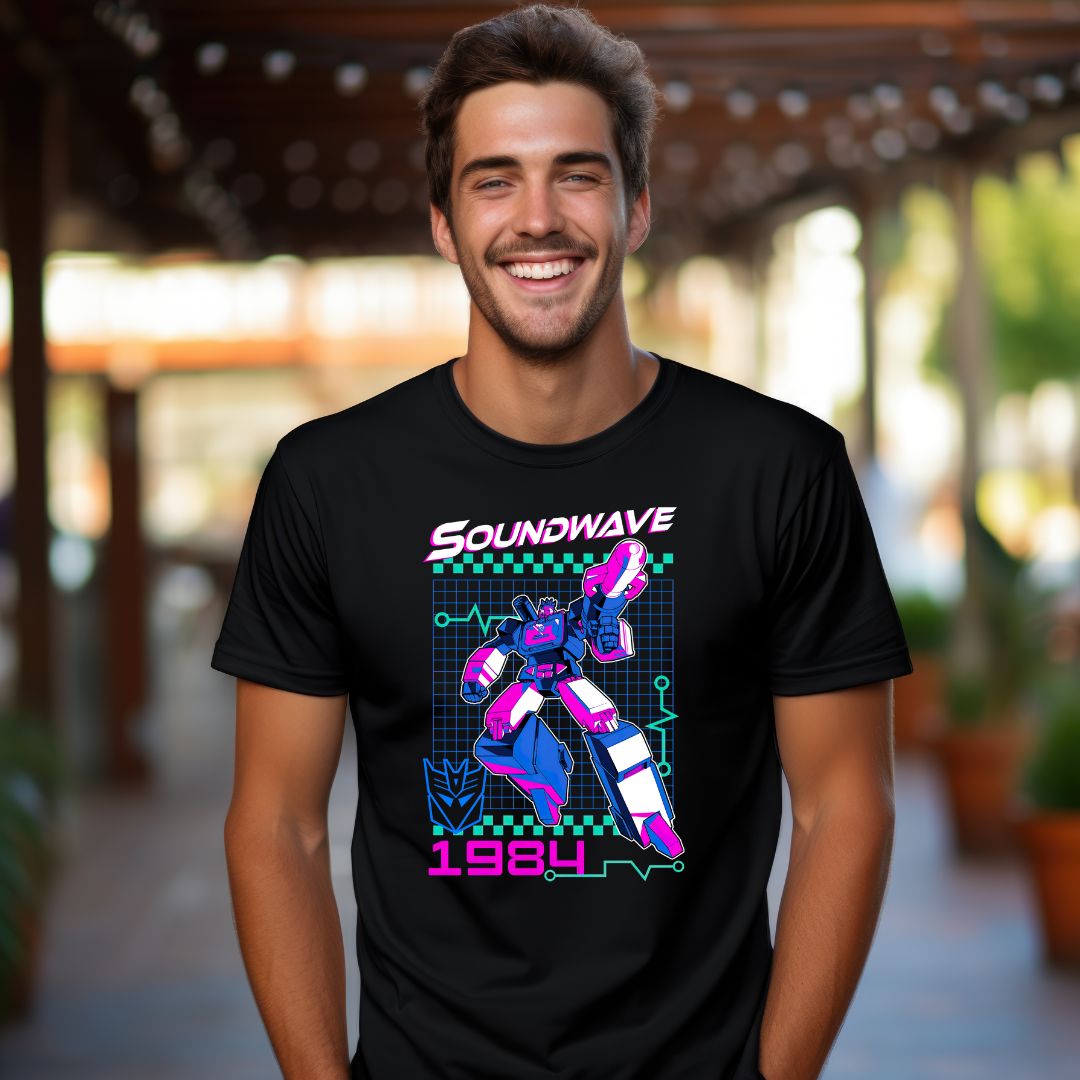 Generation 1 Transformer- Soundwave Tee (80's Replica Edition)