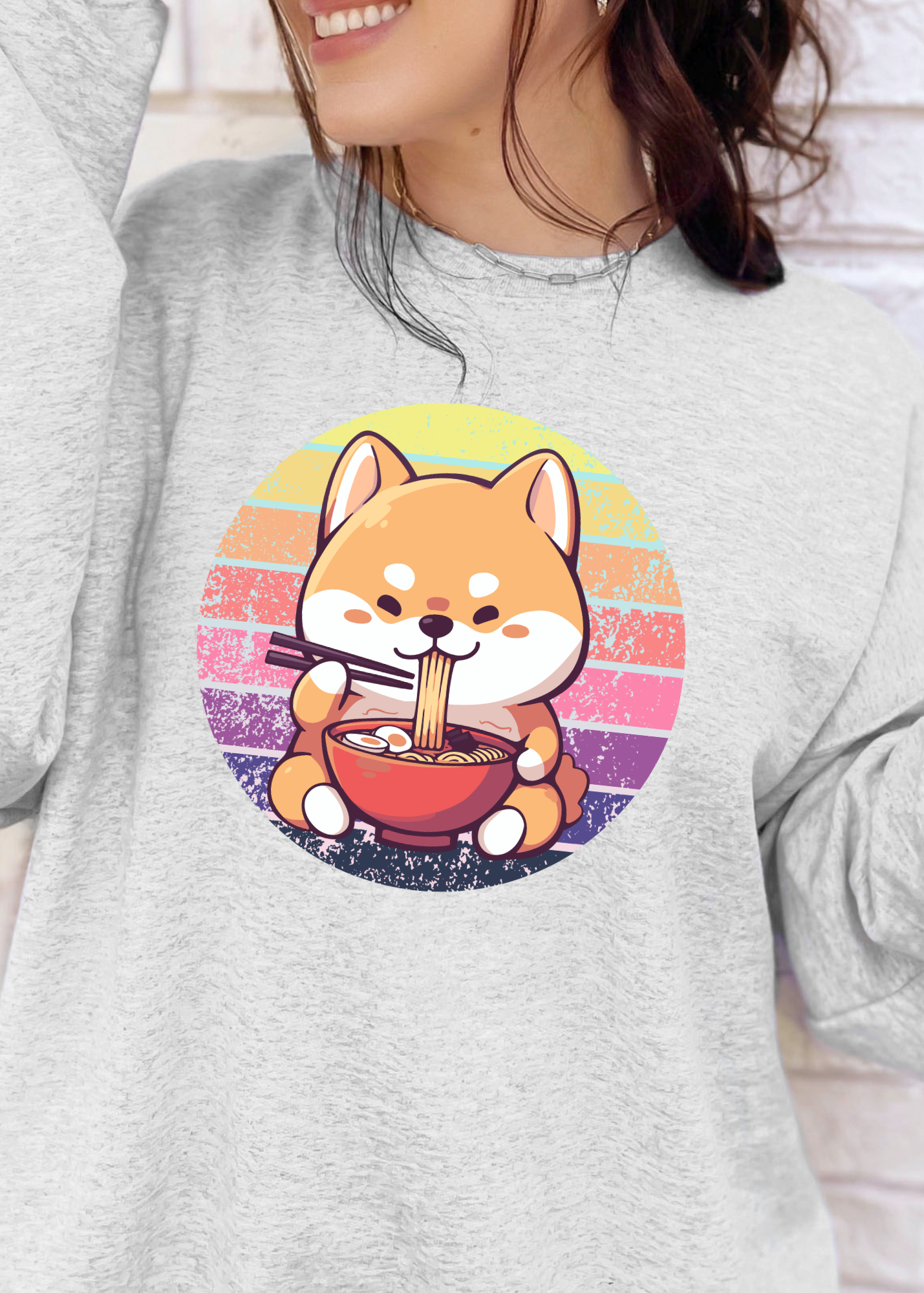 Shiba Inu Ramen Club Crewneck