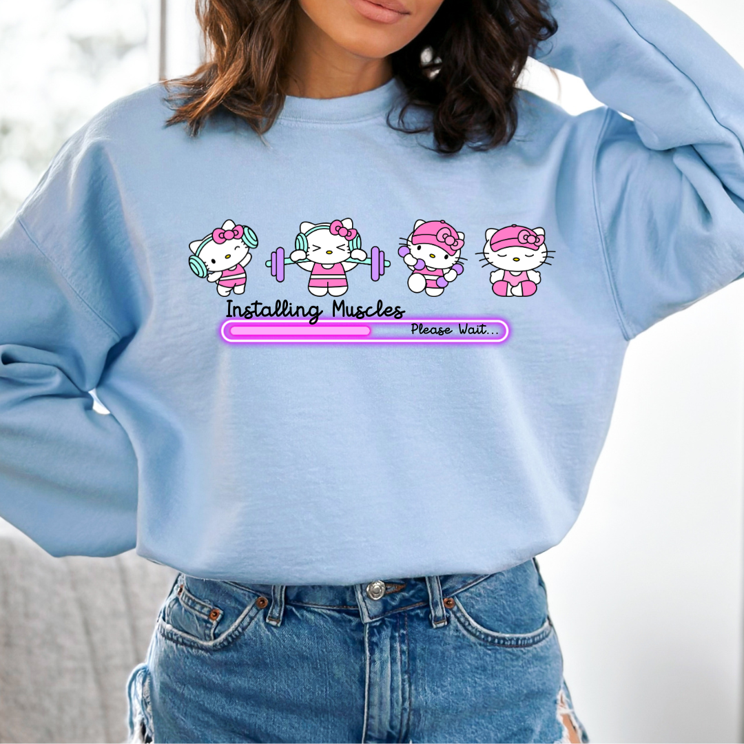 Kitty sweatshirt clearance