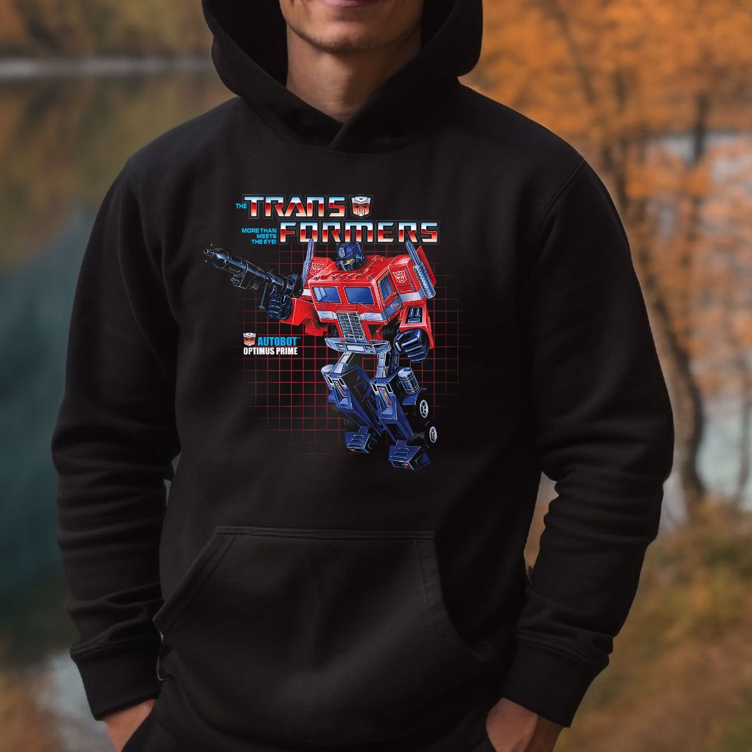 Generation 1 Transformer- Optimus Hoodie