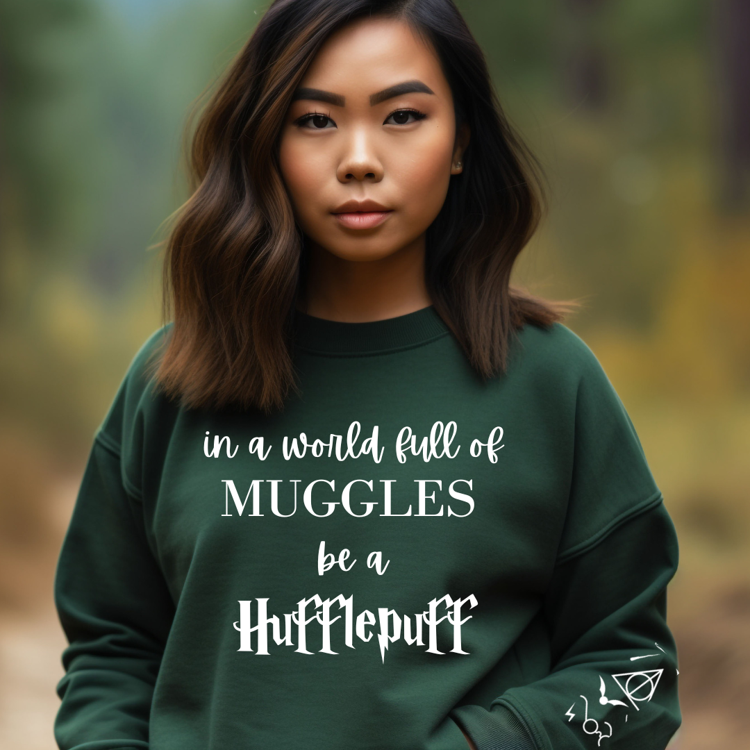 Harry Potter Sweatshirt "in a world full of muggles be a..."