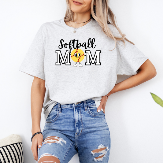 Sport Momma Collection: Softball Mom Tee