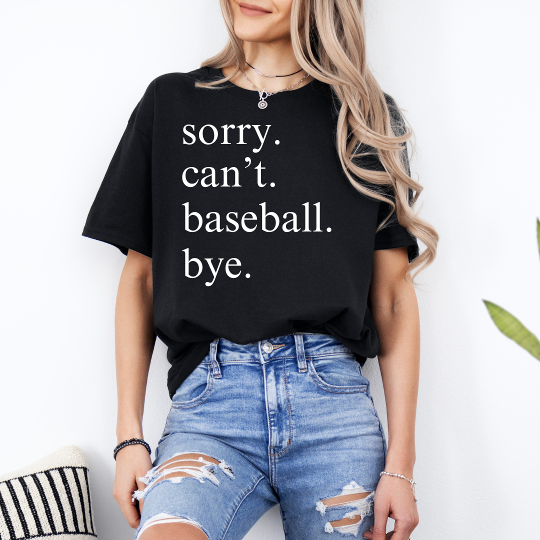 Busy Sport Mom Collection: Baseball Mom Tee