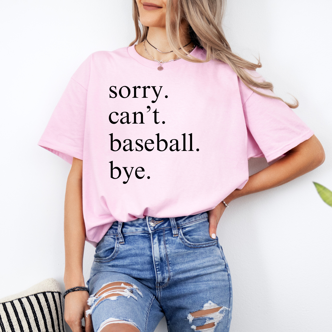 Busy Sport Mom Collection: Baseball Mom Tee