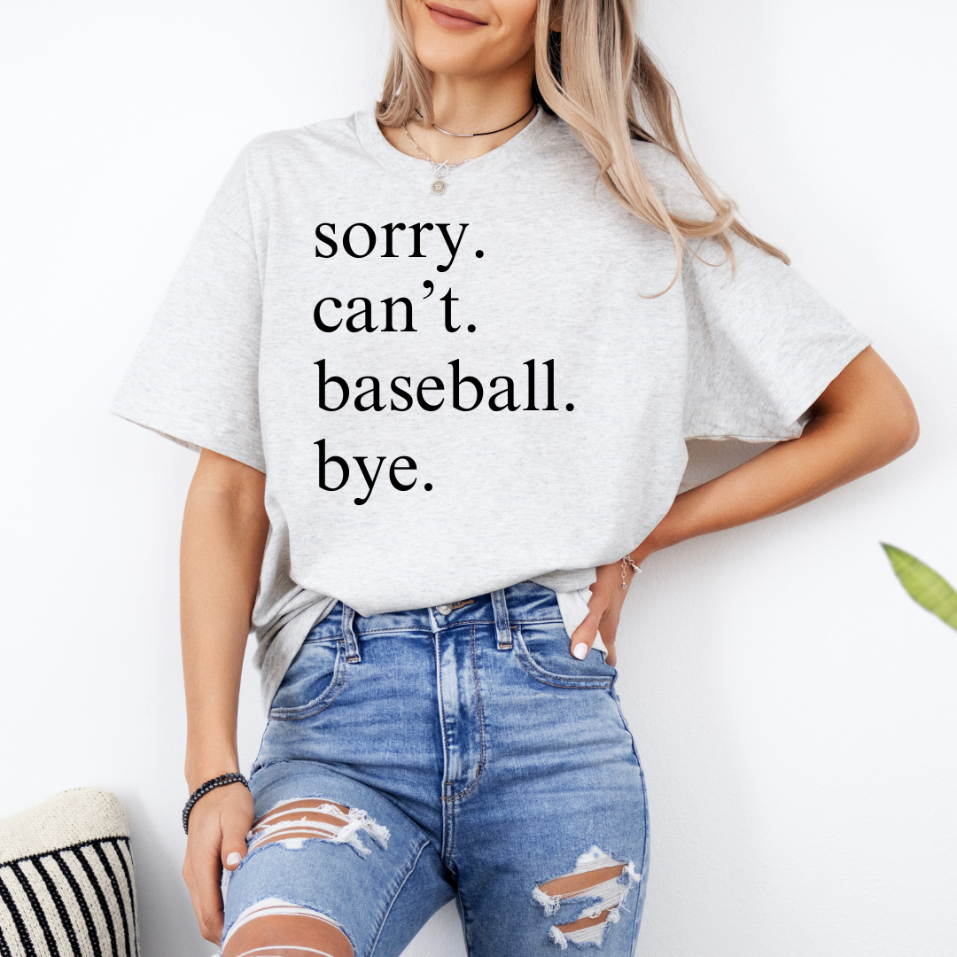 Busy Sport Mom Collection: Baseball Mom Tee