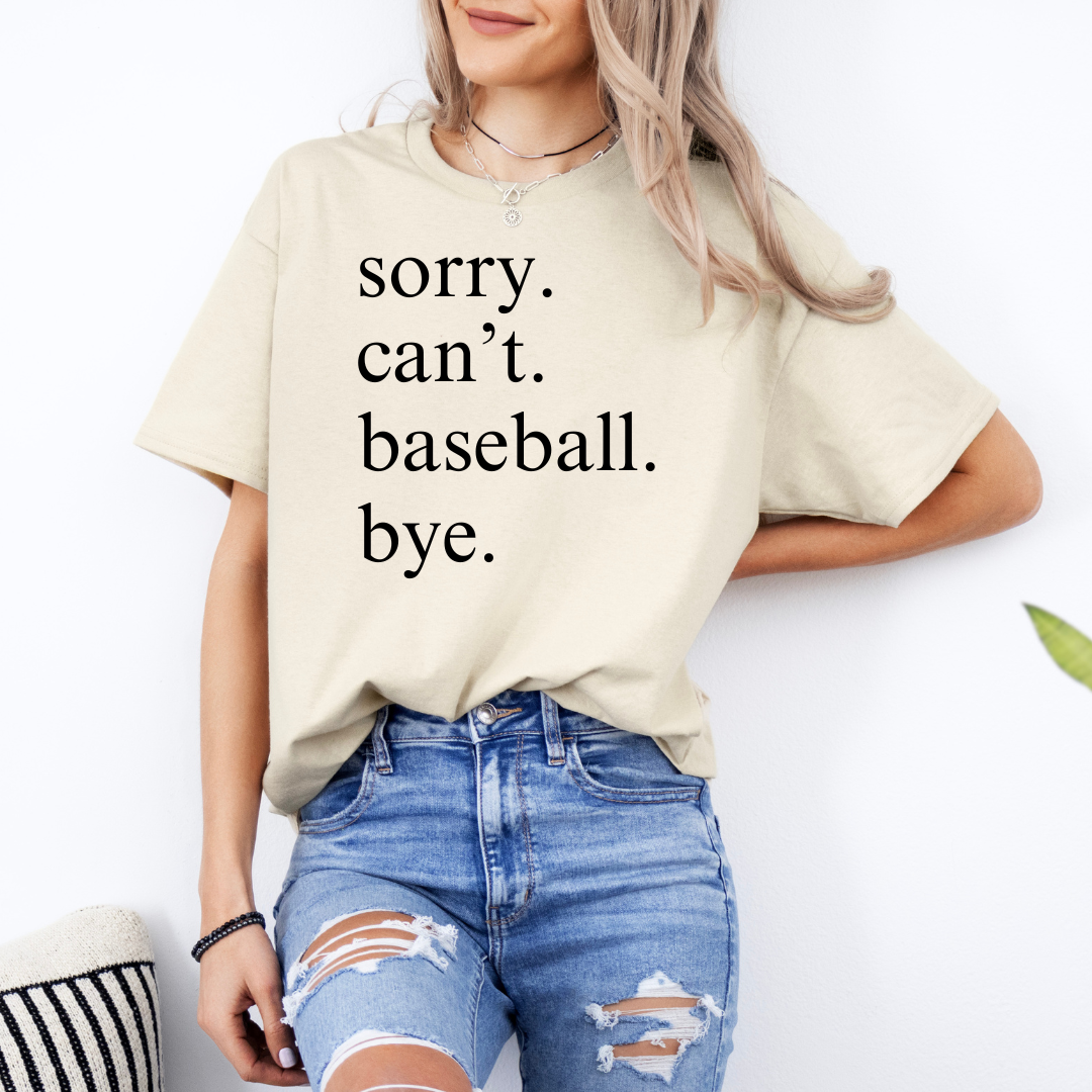 Busy Sport Mom Collection: Baseball Mom Tee