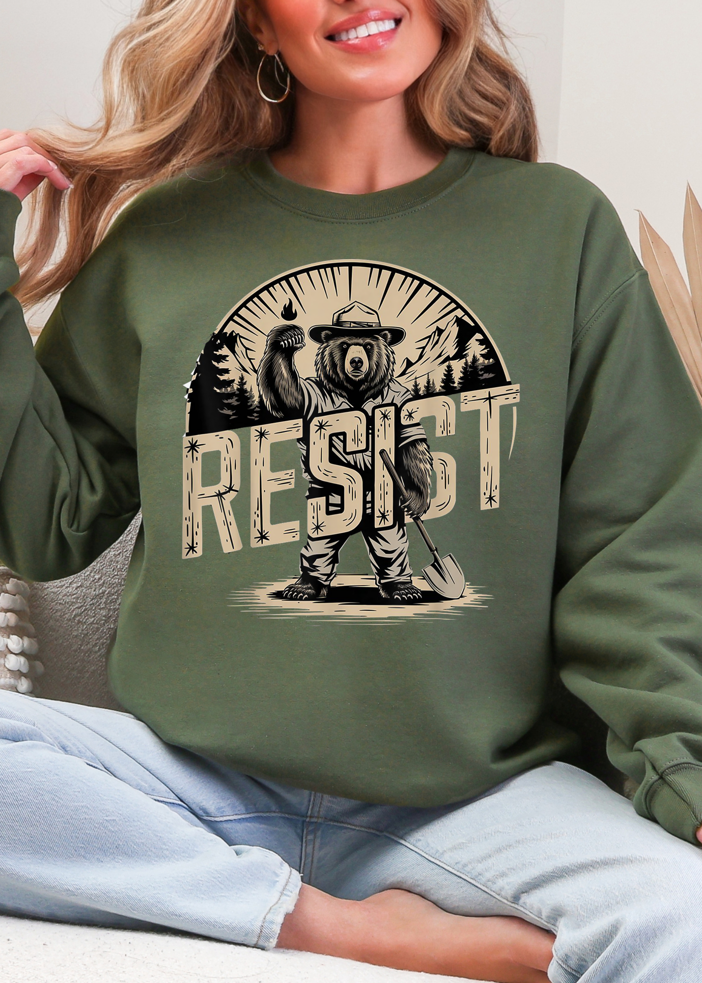 "Resist" – Park Ranger Protest T-shirt & Crewneck