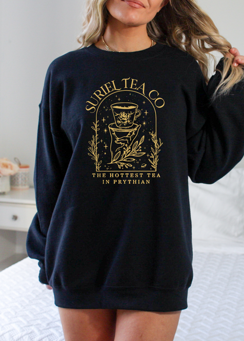 The Suriel Tea Society – Hottest Sips in Prythian T-shirt, Crewneck & Cropped Top