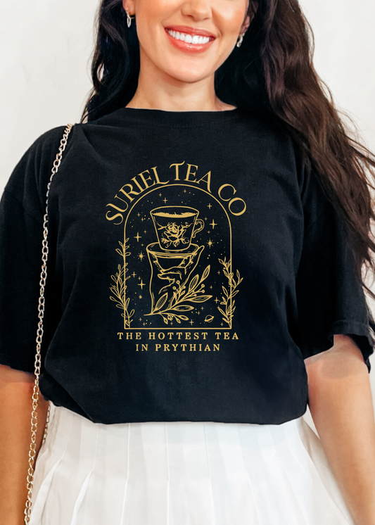 The Suriel Tea Society – Hottest Sips in Prythian T-shirt, Crewneck & Cropped Top
