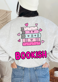 Bookish “Shhh… I’m Reading” Sweatshirt – Book Lover Crewneck