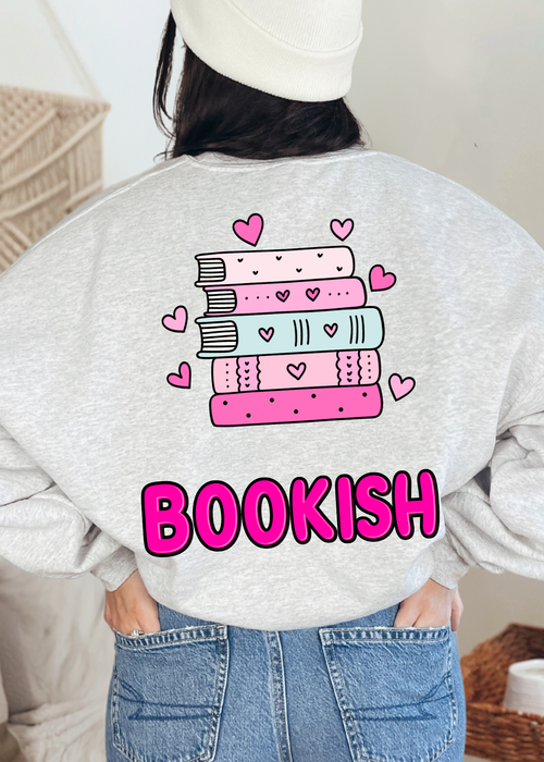 Bookish “Shhh… I’m Reading” Sweatshirt – Book Lover Crewneck