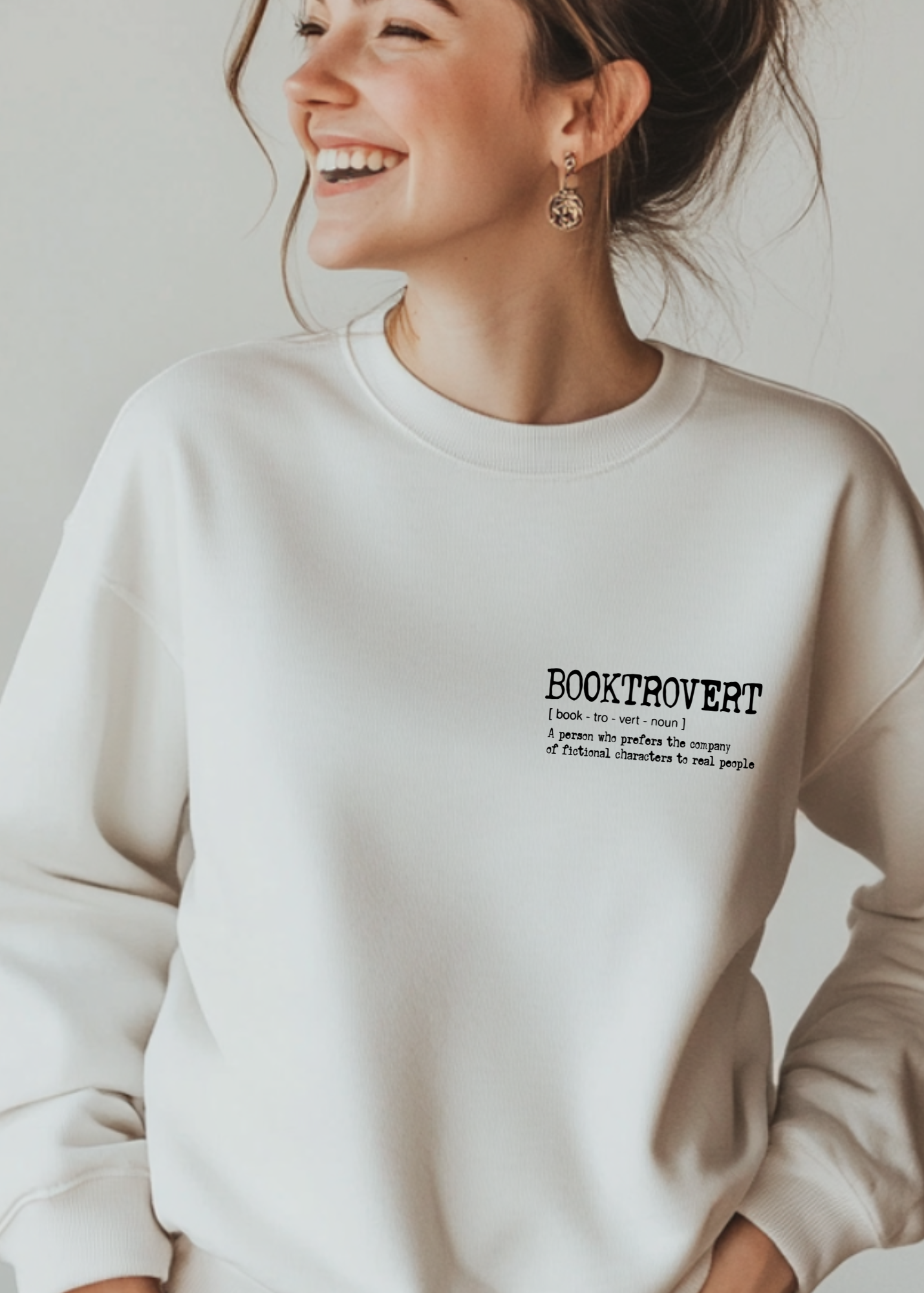 Certified Booktrovert Club  T-shirt & Crewneck