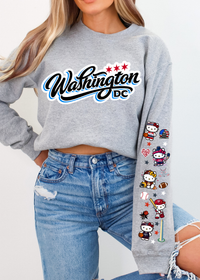 Washington DC Sweatshirt – DC Sports Fan Crewneck